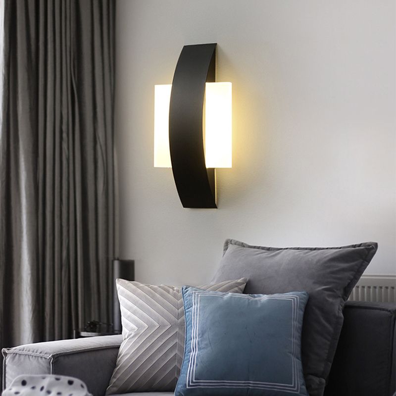 Geometric Wall Lighting Contemporary Metal 1 Light Wall Sconces