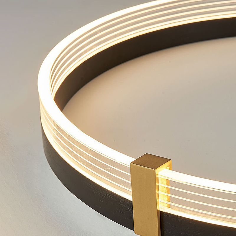 Moderne stijl acryl inbouw plafondarmatuur Geometrische 1-lichts gemonteerde led-verlichting