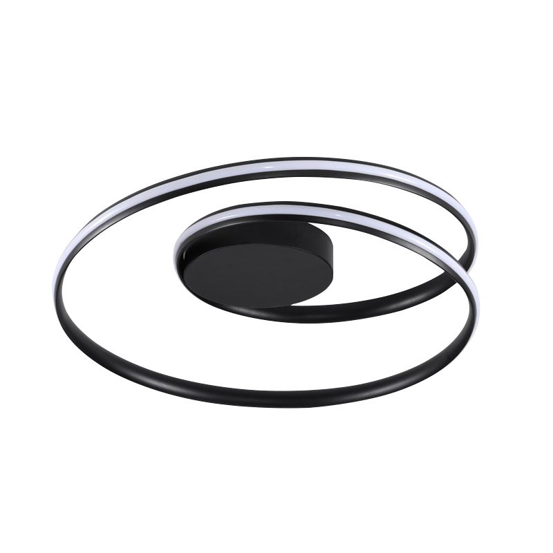 Modern Style Linear Shape Ceiling Lamp Metal 1 Light Ceiling Lighting for Dining Room