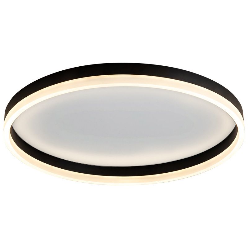 Plafonnier encastré rond en aluminium style moderne lampe simple encastrée