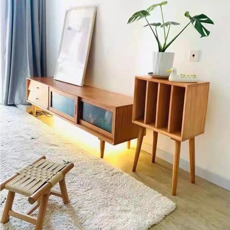 11" Wide Contemporary Shelf Closed Back Solid Wood Pine Bookcase