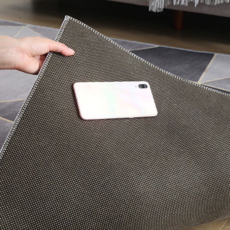 Creative Graphic Printed Carpet Polyester Rug Non-Slip Backing Indoor Rug for Home Decoration