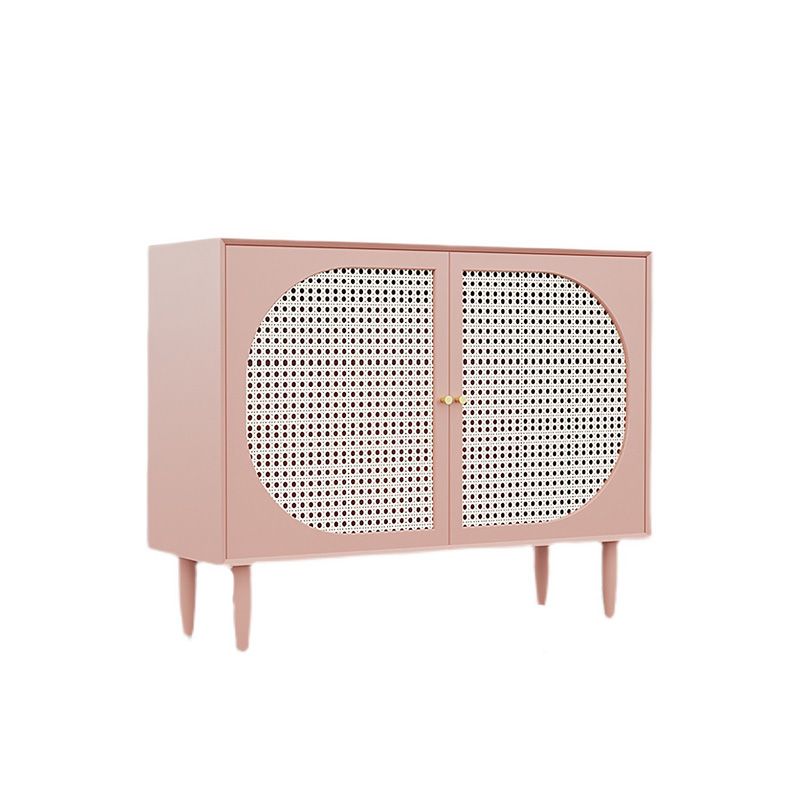 Modern Style Rectangle Side Board 39.4"L Home Wooden Sideboard