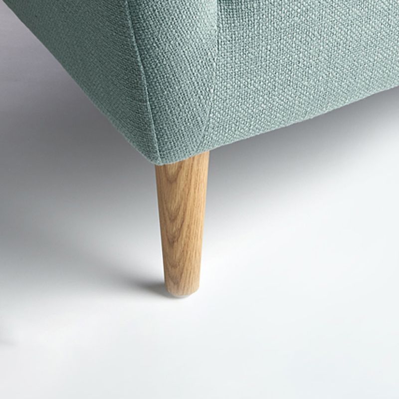 31,5 "hinen quadrato di lino quadrato di divano curvo scandinavo