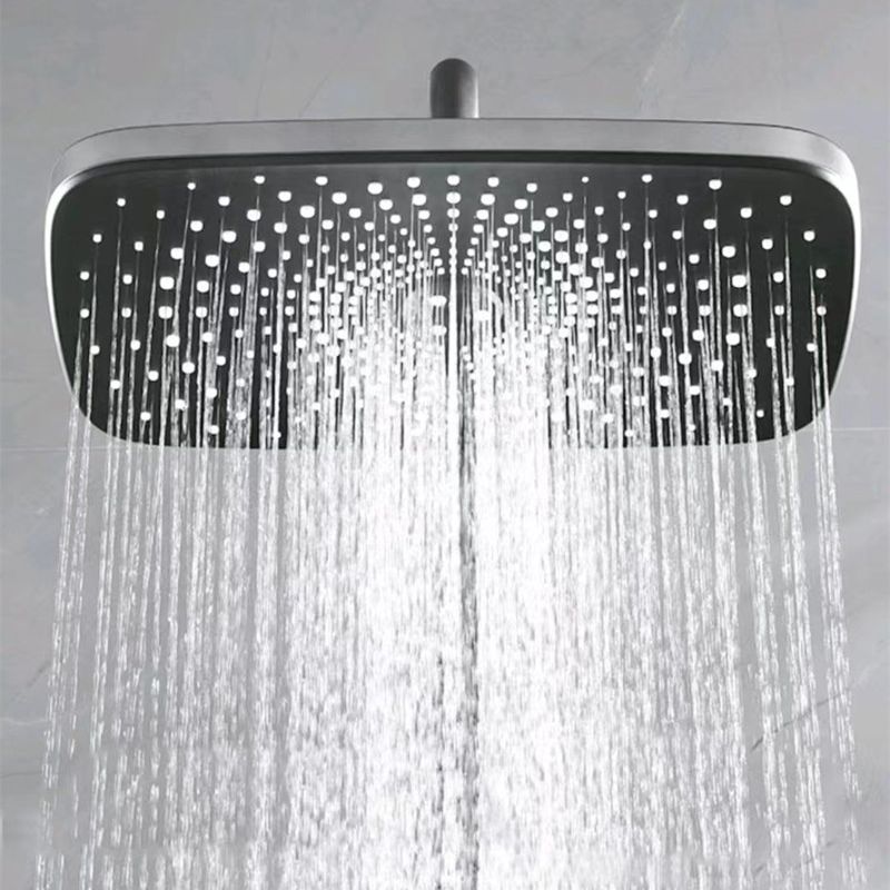 Bathroom Shower System Square Handheld Shower Head Wall Mounted Shower Trim