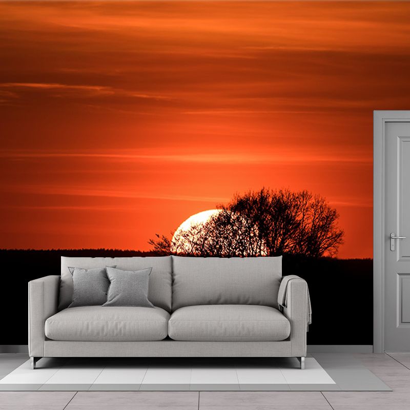 Beautiful Scenery Mural Sky Pattern Mildew Resistant for Dining Room Wall Decor