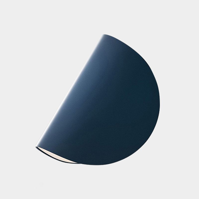 Nordic Style Wall Light Colorful Arc Shape Wall Lamp with Iron Shade for Bedroom