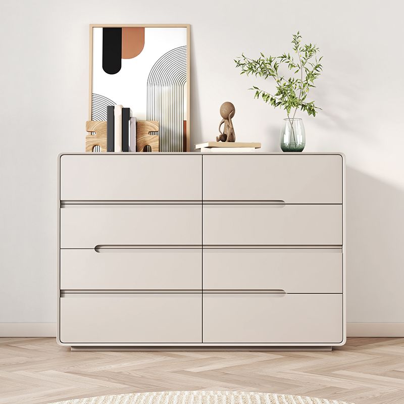 Contemporary Dresser Wooden Storage Chest Dresser with Drawers