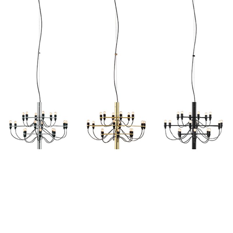 Style moderne suspendu en métal Spoutnik Pendant Light pour le salon