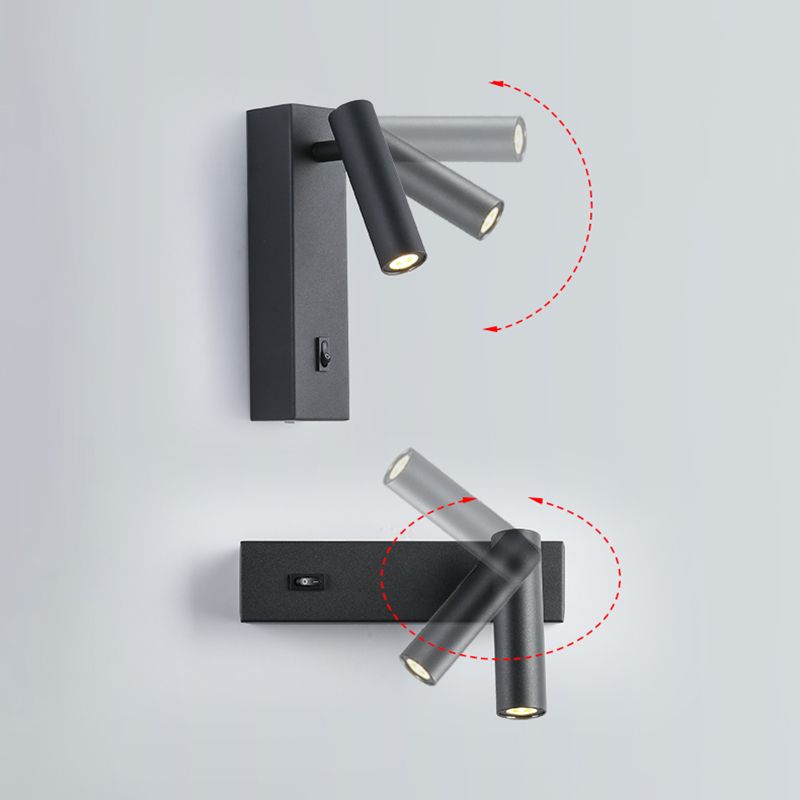 1-Light Geometric Wall Mount Light Modern Style Metal Wall Mount Lighting