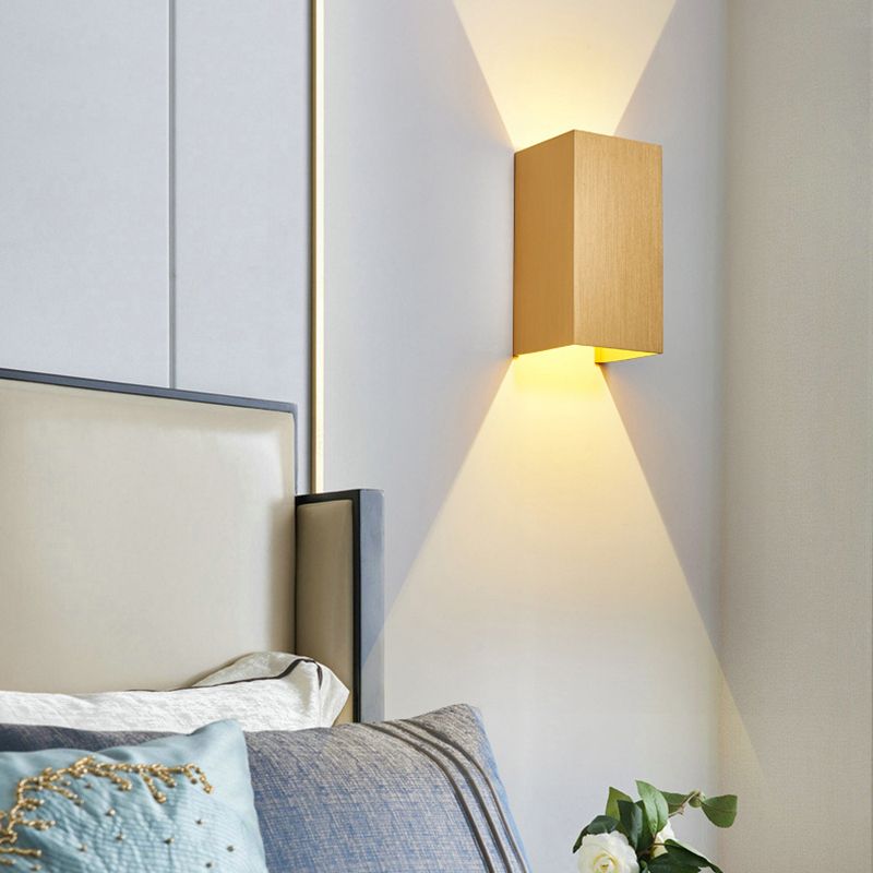 Moderner Stil Aluminium Wandleuchte 2 Lichter Wandleuchten für Wohnzimmer