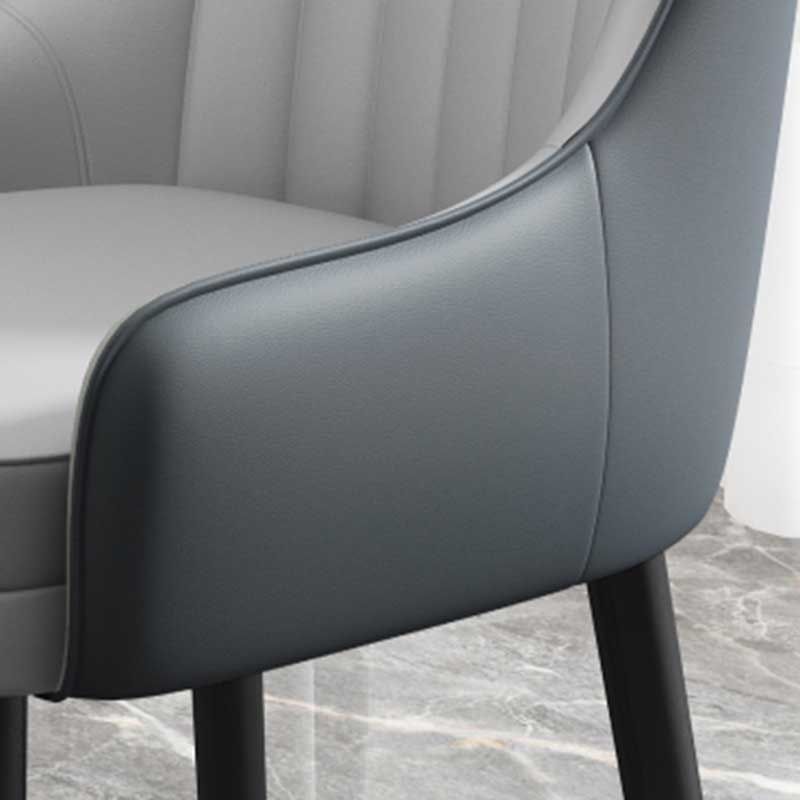 Leather Contemporary Home Side Chair Parsons Chair of 21'' Wide Chairs