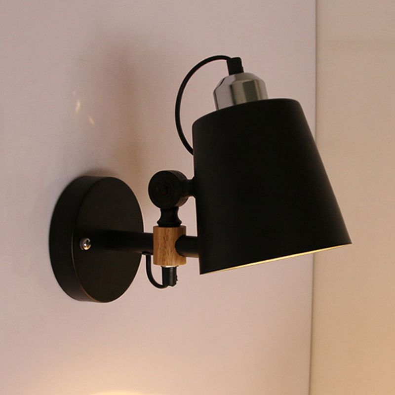 Industrial Style Empire Shape Wall Light Metal 1 Light Sconces for Living Room