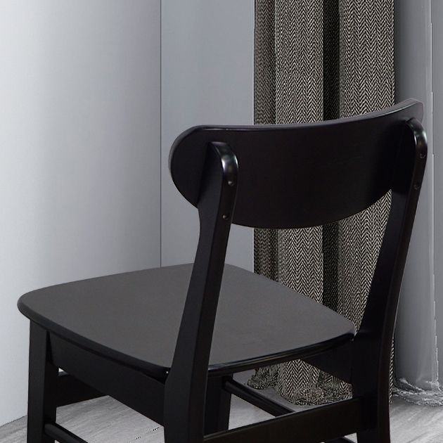 Silla auxiliar de comedor tapizada escandinava Silla de comedor con respaldo abierto