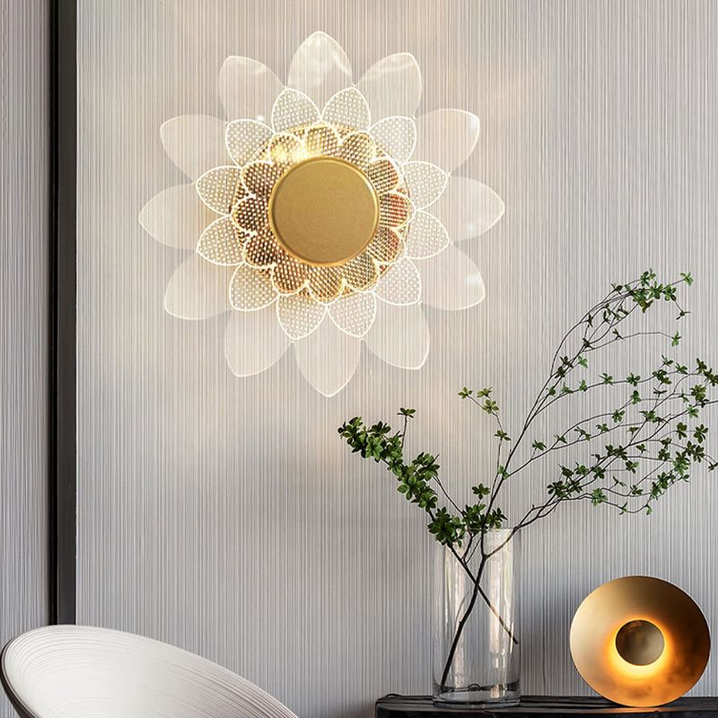 Modern Unique Shape Wall Light Sconces 1 Light Wall Lighting Fixtures for Bedroom