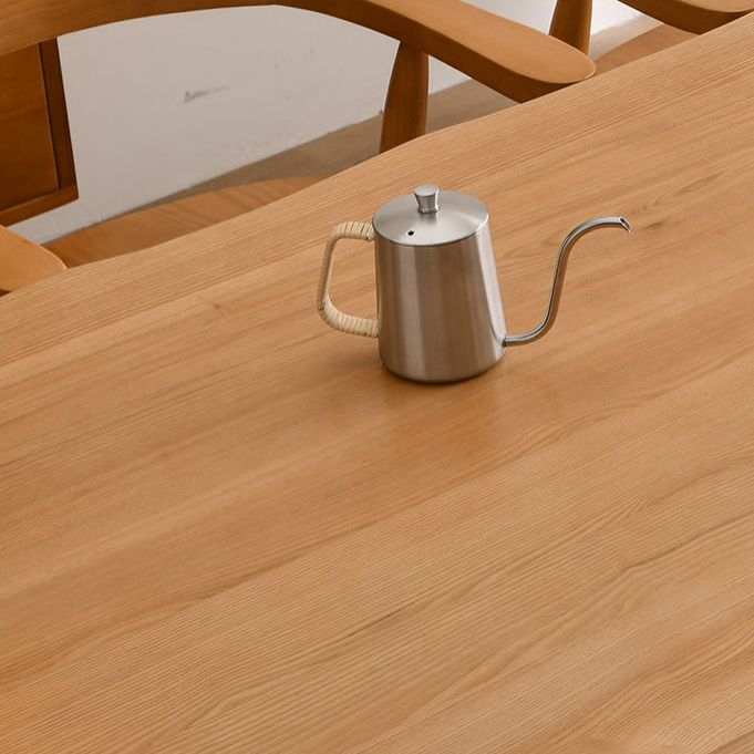 Modern Dining Table Set 1/2/4/7 Pcs Solid Wood Dining Table with Windsor Chairs