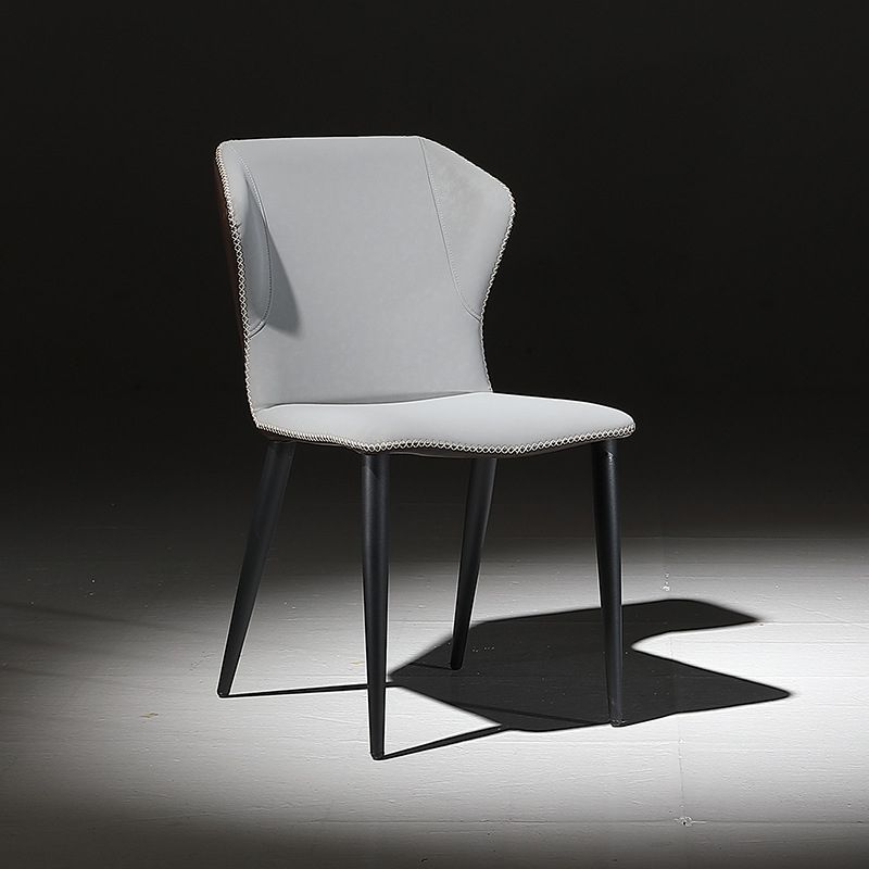 Industrial Side Chair Wingback Dining Room Chair for Dining Room