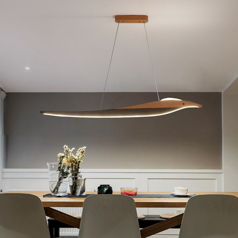 Wooden Hanging Island Lights Modern White Shade Island Lighting Ideas for Kitchen