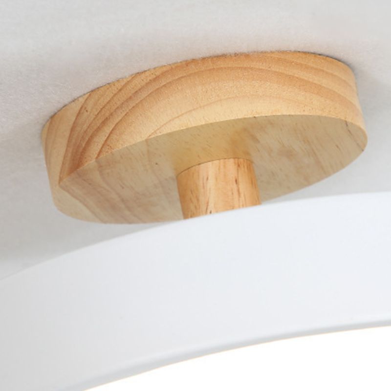 Macaron Style Ceiling Light LED Ceiling Mount Light with Acrylic Shade for Bedroom