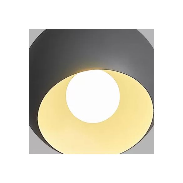 Riducibile macaron a soffitto in stile macaron sfera sfera 1 luce in metallo a sfioramento per corridoio