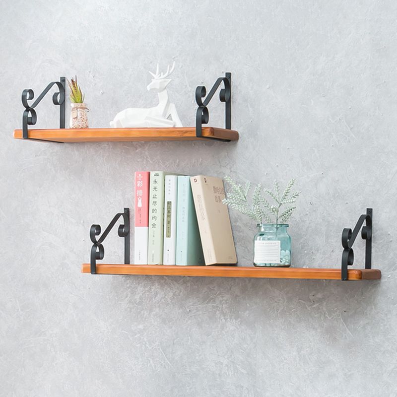 Closed Back Bookshelf Glam Style Wall Mounted Bookcase for Office Home Study Room