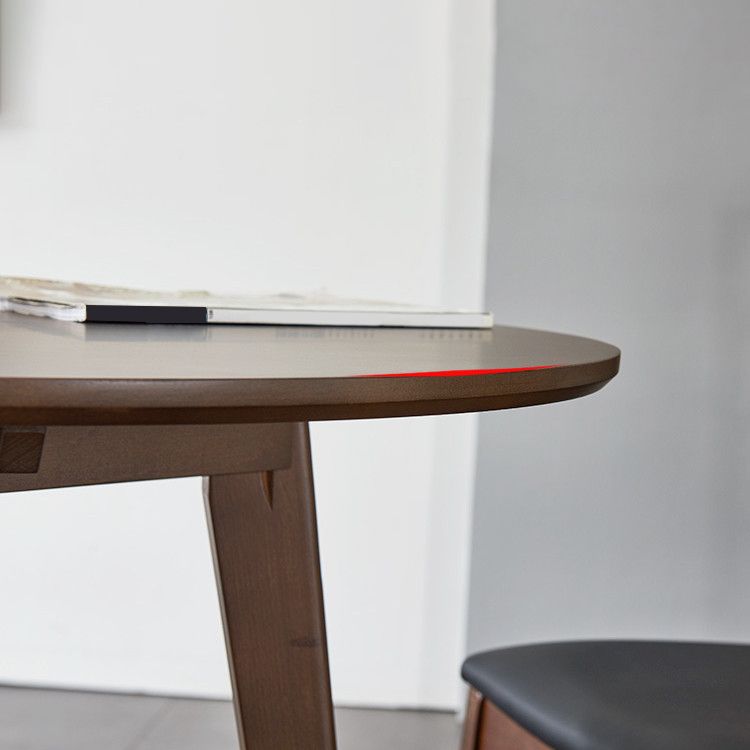 Wood Top Dining Table Restaurant Living Room Contemporary Table