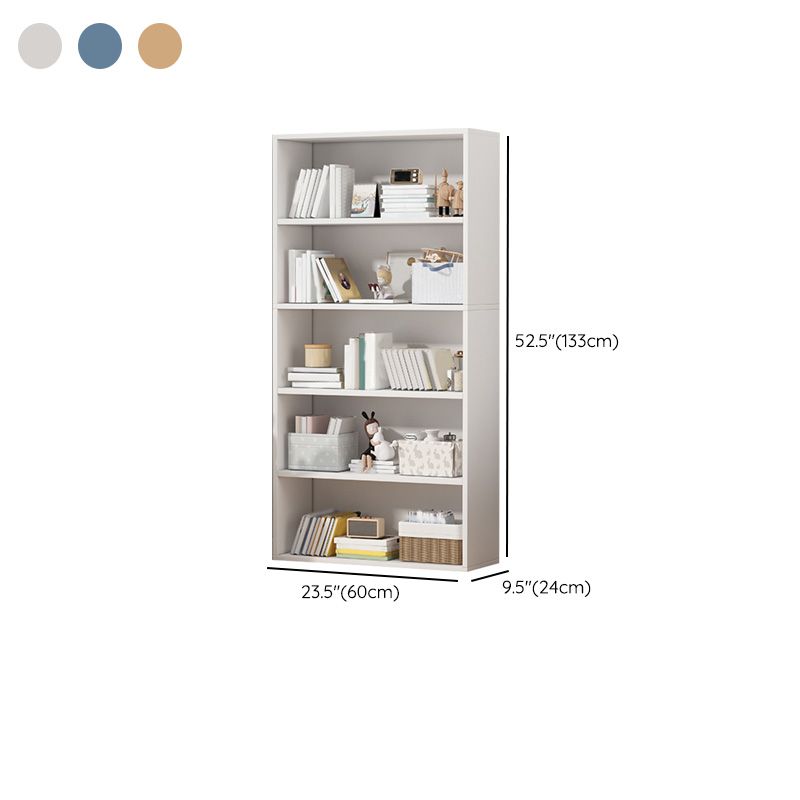 Contemporary Accent Cabinet with Wooden Shelves Rectangle Cabinet