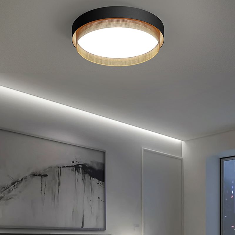 Luz de techo geométrica empotrada Lámpara de techo moderna empotrada para dormitorio