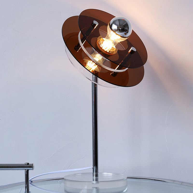 Circles Night Table Lamp Nordic Style Metal Table Light for Bedside