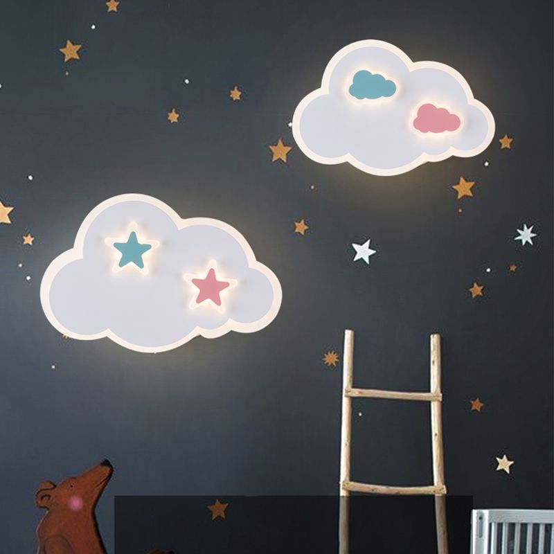 Lumo da parete moderno a parete creativa per la camera da letto per bambini
