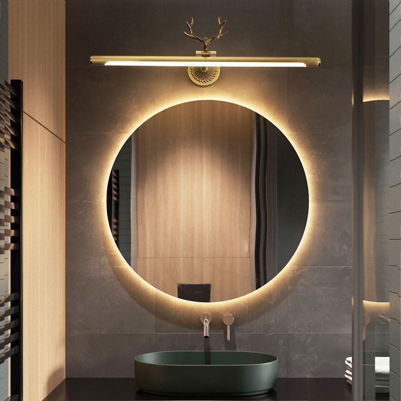 Luce Extravagant Linear Vanity Fishestures Acrilic Vanity Sconce
