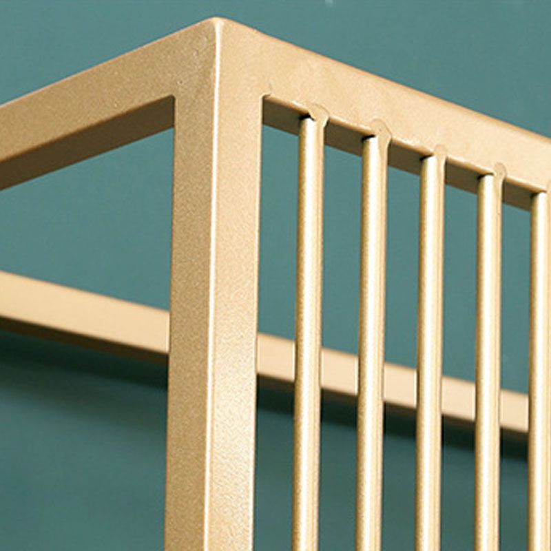 Modern Metal and Wooden Book Shelf Open Home Shelf Bookcase with Shelves