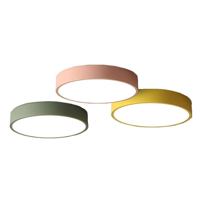 Metal Geométrico Nivelado De Montaje De Iluminación Techo Techo De Iluminación Estilo Moderno 1-Luz De Descarga De Luz