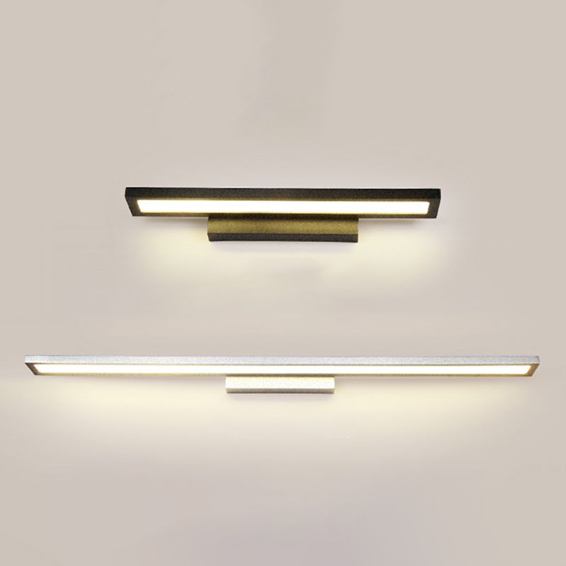 Rectangle Sconce Light Fixture Modern Metal 1 Light Wall Light Fixture