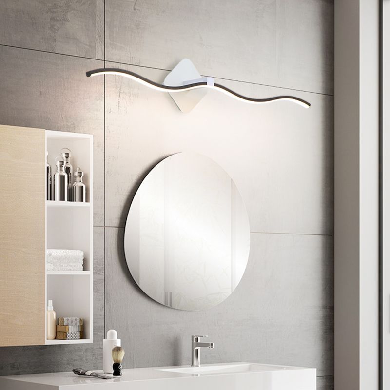 Accesorio de iluminación de tocador ondulado Maltal Baño LED LEULA MUNTA MUNTA MUNTA