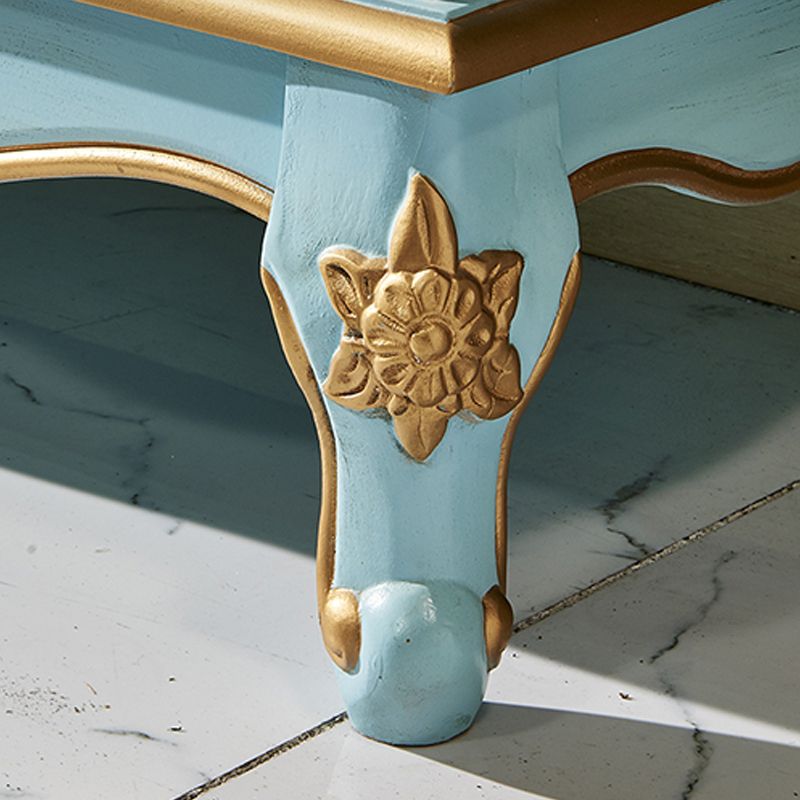 15.6-inch W Dresser Traditional Solid Wood Storage Chest with 9 Drawers