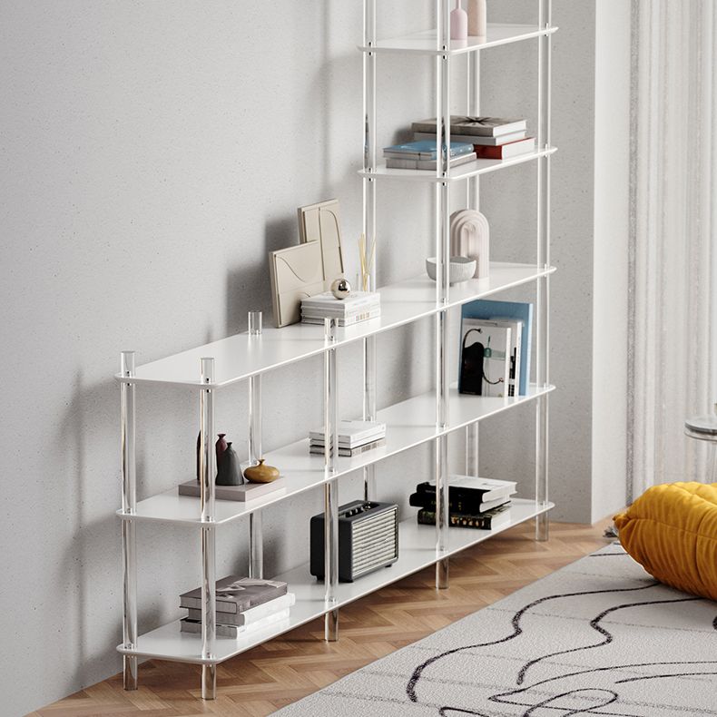 Acrylic Frame Bookshelf Open Storage Scandinavian Etagere Bookcase