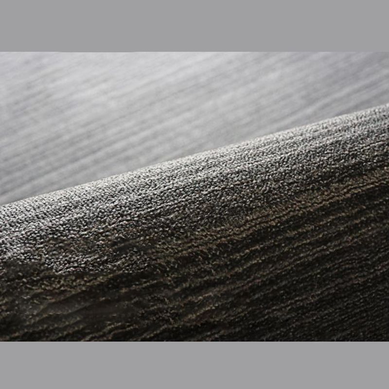 Postmodern Indoor Room Rug Green Color Block Carpet Polyester Non-Split Backing