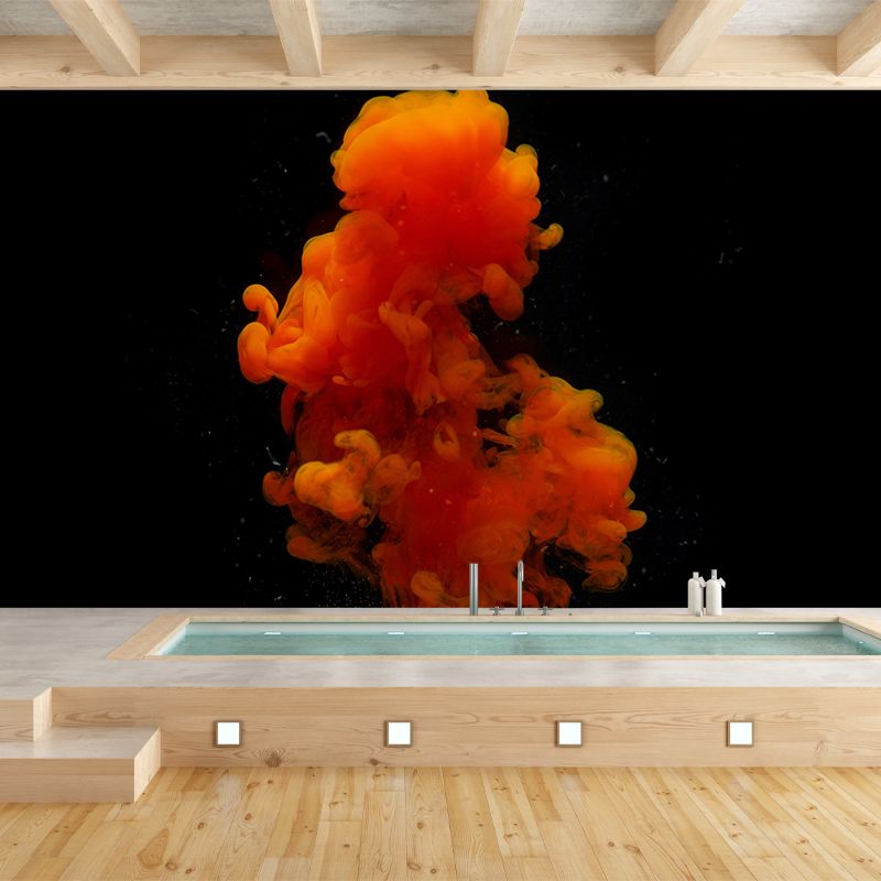 Mildew Resistant Ink Blooming Mural Decal Modern Novelty Abstract Wall Art