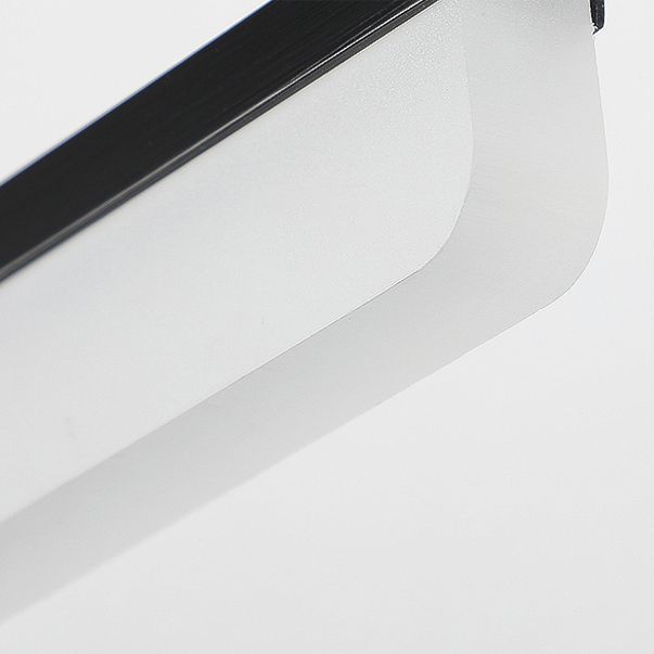 Hedendaagse spiegel LED -muurlichtwagentjes met acrylschaduw voor badkamer