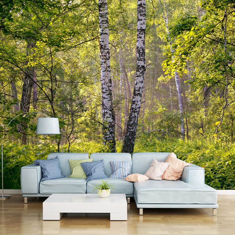 Forest Minimalism Style Mural Wallpaper for Living Room Bedroom, Waterproofing