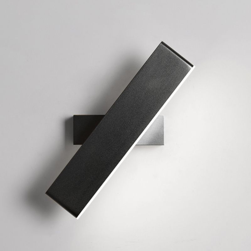 Square Shape Metal Wall Light Modern Style 1 Light Wall Lighting Fixtures