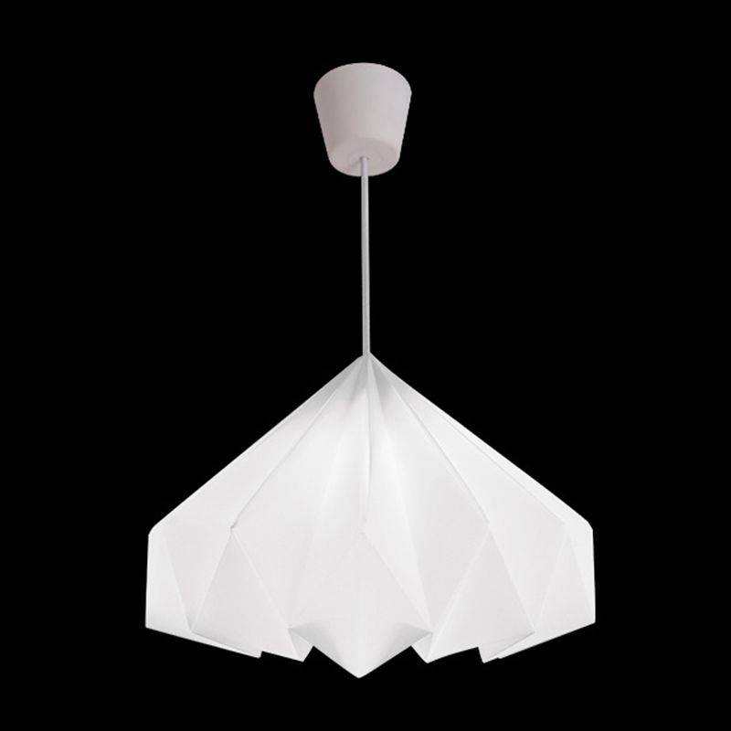 Simplicité Style moderne Hanging Light Geometry Shade Lighting White Lighting For Bedroom