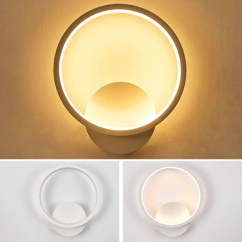 Metal Geometric Shape Wall Light Nordic Style LED Wall Sconce for Bedroom