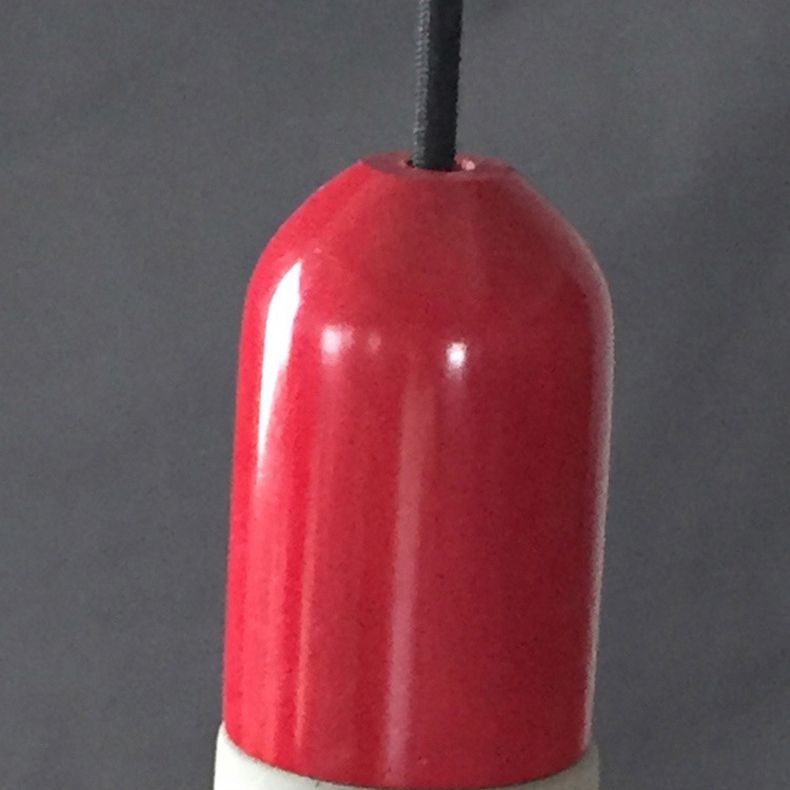 5 Zoll breites Mini-Zement hängend hängender fackelförmiger nordischer Beton 1-Licht-Anhänger für Schlafzimmerkorridor