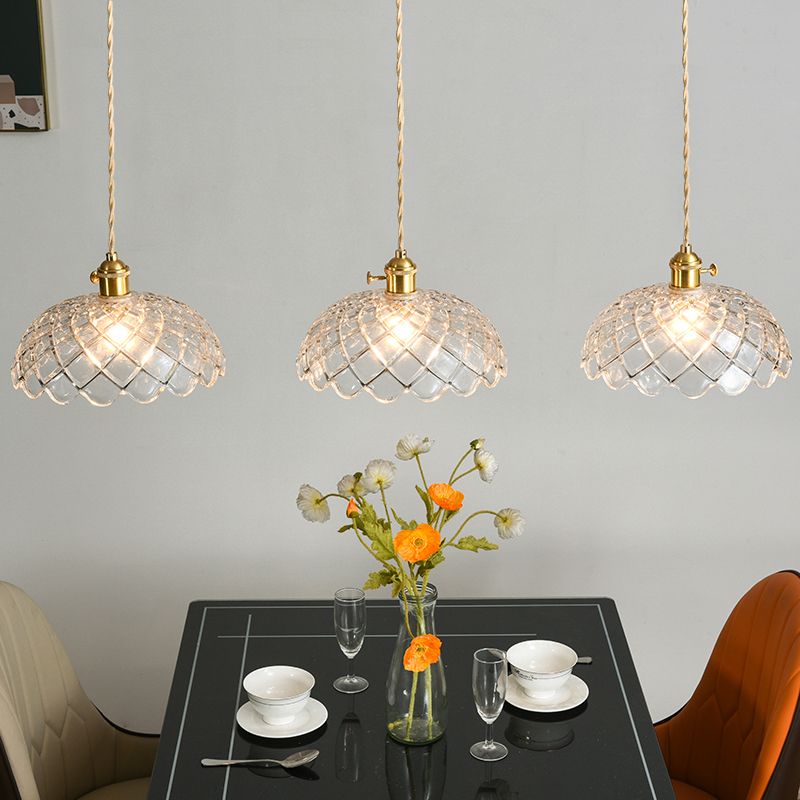 Dining Room Ceiling Pendant Light Modern Style Glass Pendant Lighting
