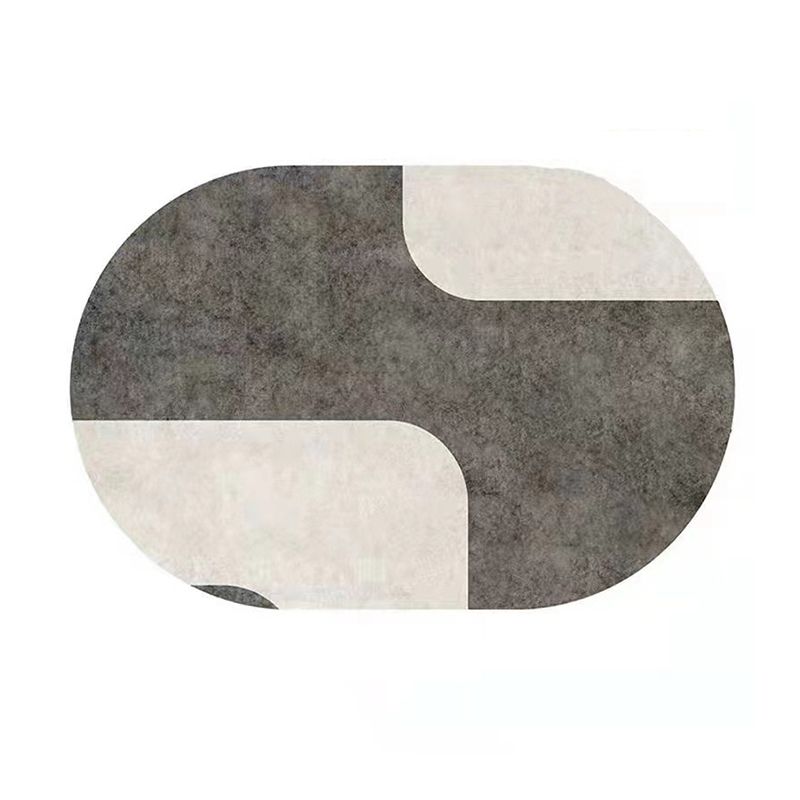 Tapis de couleur polyester à brun clair tapis de support non glipt