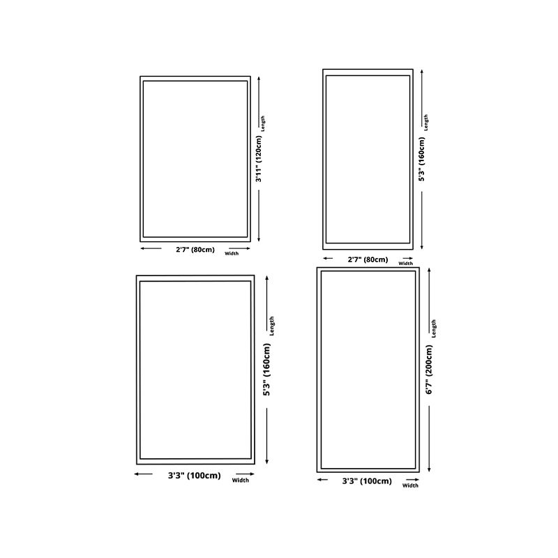 Simplicity Carpet Modern Area Rug Polyester Stain Resistant Area Rug for Living Room