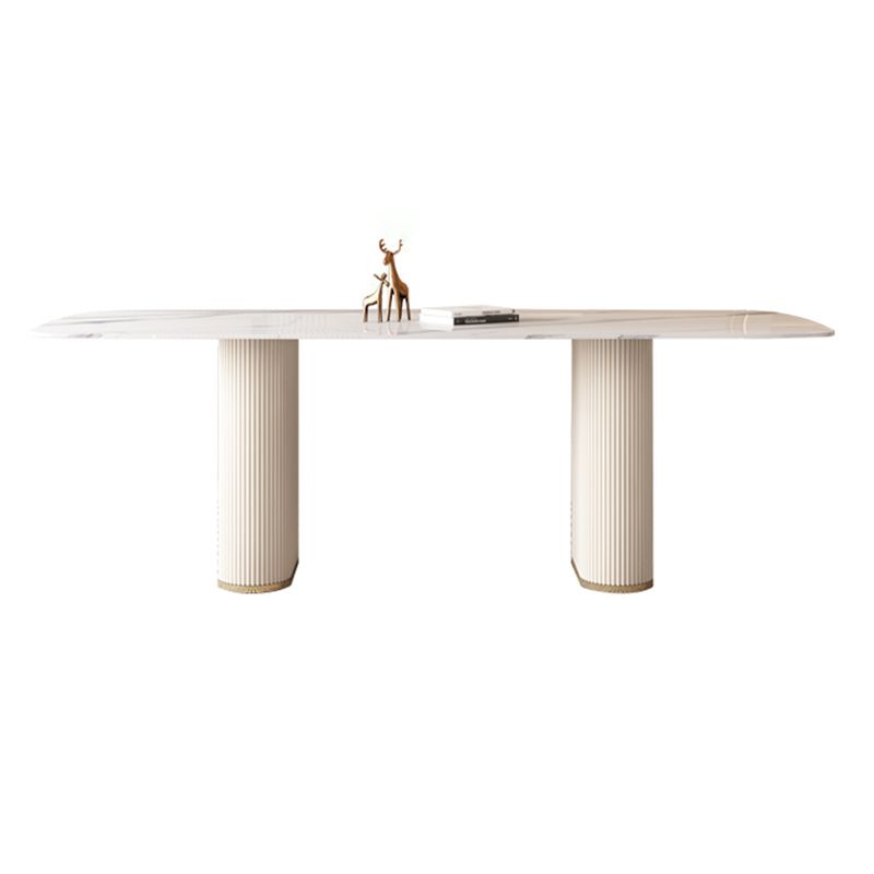 Nordic 1/4/5/7 Pieces Dining Set Stone Wood Dining Table for Dining Room