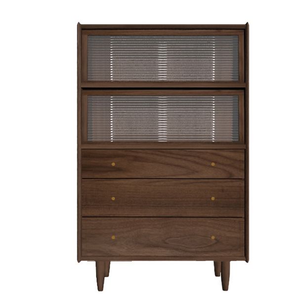 Solid Wood Storage Chest Dresser Modern Dresser without Mirror